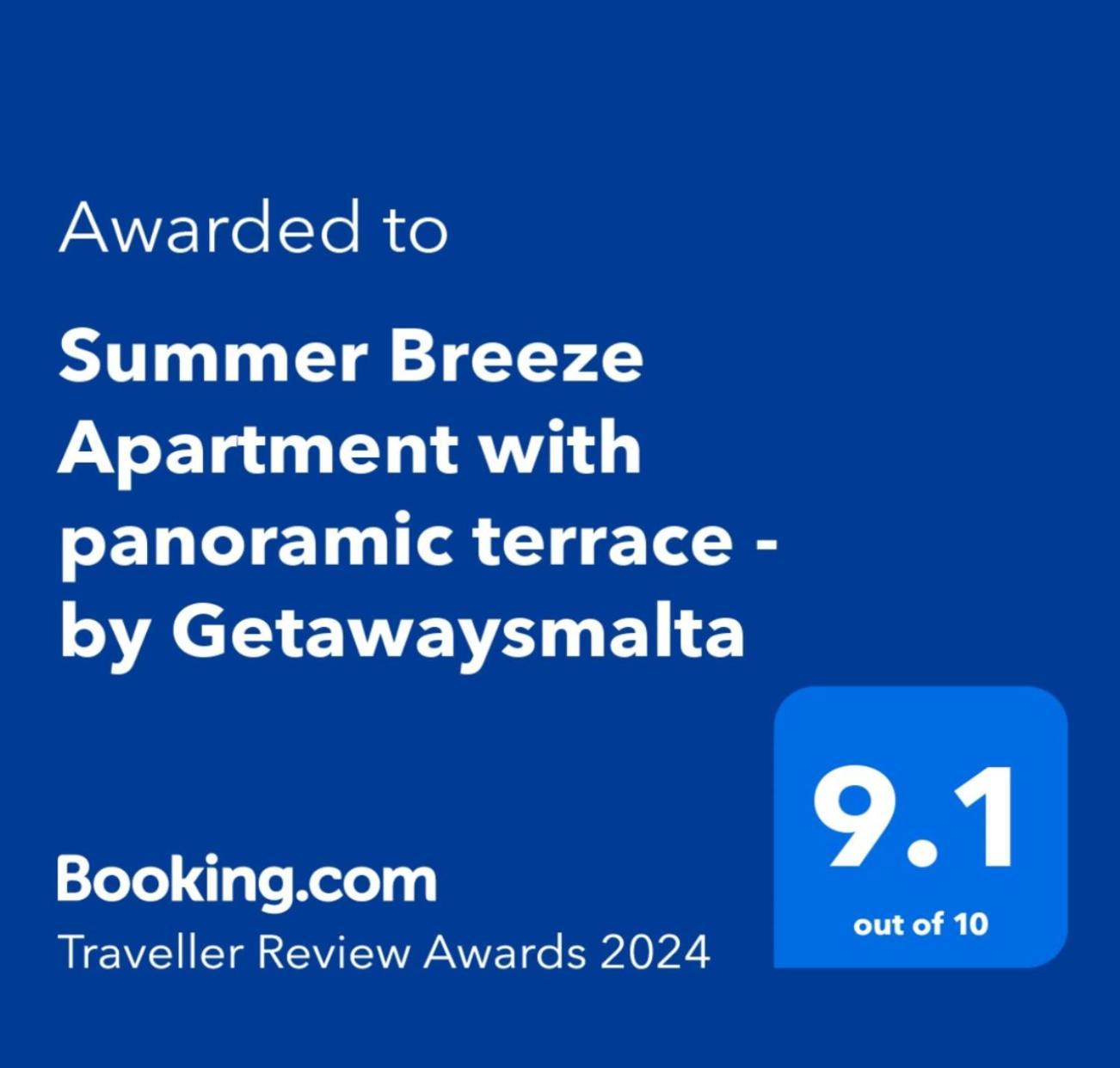 Summer Breeze Apartment With Panoramic Terrace - By Getawaysmalta Mellieha Exterior photo